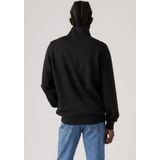 Levi´s - Original Housemark Quarter-Zip Pullover - Katoen - Zwart