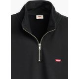 Levi´s - Original Housemark Quarter-Zip Pullover - Katoen - Zwart