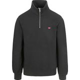 Levi´s - Original Housemark Quarter-Zip Pullover - Katoen - Zwart