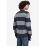 Levi's Originele Housemark sweater voor heren, Calloway Stripe Sargasso Sea, L