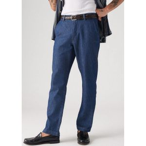 Design - Chino Broek - Effen - Denim - Lang