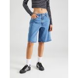 Korte Broeken - Blauw Denim - Loosefit - High Waist