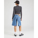 Korte Broeken - Blauw Denim - Loosefit - High Waist