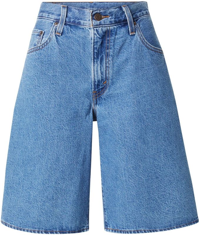 Korte Broeken - Blauw Denim - Loosefit - High Waist