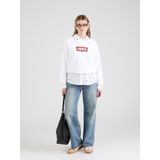 LEVI'S - Graphic Iconic Heritage Crewneck Sweatshirt - Karmijnrood - Sweatshirt