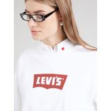 LEVI'S - Graphic Iconic Heritage Crewneck Sweatshirt - Karmijnrood - Sweatshirt