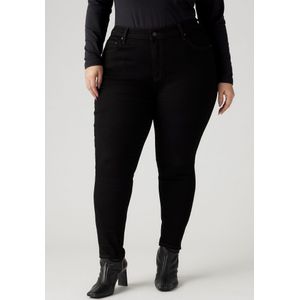Levi's Plus - 721 High Rise Skinny - Jeans - Zwart - Denim