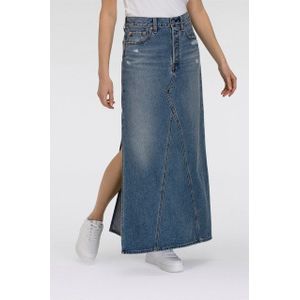 Levi's Dames Iconic Long Rok W/Slit Verified Vintage Ski 24, Verified Vintage Ski, 24