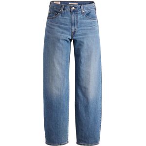 Jeans - Baggy Dad - Blauw - 85% Katoen 15% Linnen