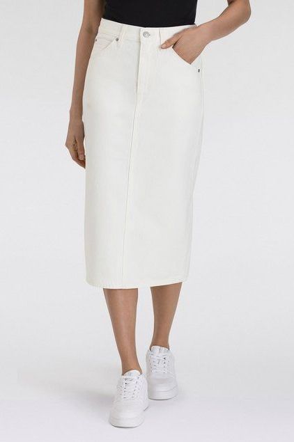 Levi's Jeans Rok - Kleur: Snowing in LA - Slim Fit - Hoog Taillehoogte