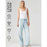 Levi's - Dames - Jeans - Blauw - Oversized Pasvorm