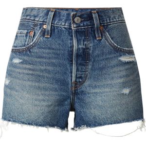 Levi's - 501 Original - Korte Broek - Blauw - Katoen