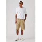 Carrier Cargo Shorts - Kaki - 100% Katoen - Reflecterende Tape