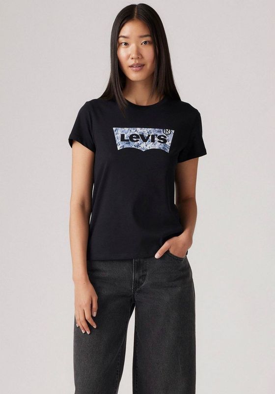 Levi's - The Perfect T-shirt - Casual Shirt - Zwart - 100% Katoen