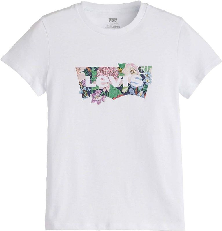 T-shirt - Katoen - Zwart - Vleermuislogo