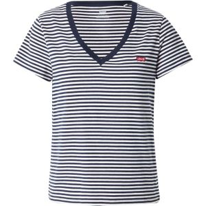 Levi's - 85341-0100 - T-shirt - Marineblauw - Katoen - Korte Mouwen