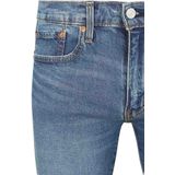 Levi's - 405 Standard - Korte Jeans - Blauw - 62% Katoen, 36% Polyester, 2% Elasthaan, Cool Technology