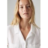 LEVI'S - Hemd - Korte Mouwen - Wit - Linnen