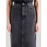 Levi's - Hr Back Slit - Spijkerrok - Blauw - 95% Katoen, 5% Gerecycled Katoen