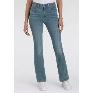 LEVI'S - Bootcut Jeans - Blauw - Katoen - Hoge Taille