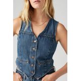 Retro - Gevlochten Vest - Katoen - Knoopsluiting