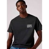 Levi's - Relaxed Fit T-shirt - Zwart - Katoen