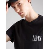 Levi's - Relaxed Fit T-shirt - Zwart - Katoen