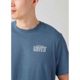 LEVI'S ® Shirt  saffier / wit