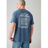 LEVI'S ® Shirt  saffier / wit