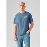 LEVI'S ® Shirt  saffier / wit