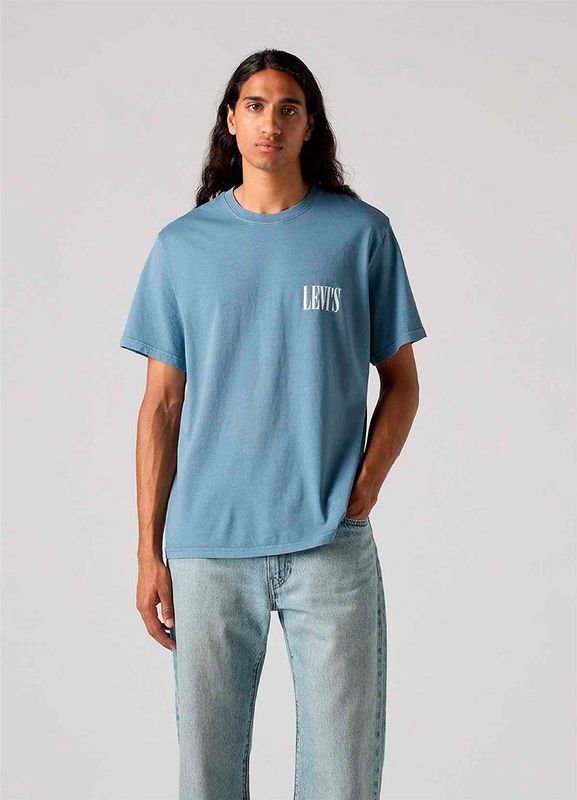 Levi's - Relaxed Fit T-shirt - Katoen - Korte Mouwen - Grafische Print