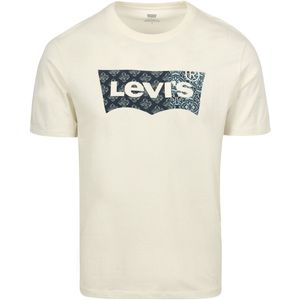 Levi's - Graphic Crewneck Tee V5 - T-shirt - Batwing Bandana Fill