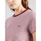 Levi's - 39185-0355 - T-shirt - Rood - Katoen - Korte Mouwen