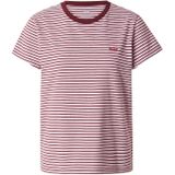 Levi's - 39185-0355 - T-shirt - Rood - Katoen - Korte Mouwen