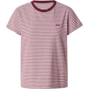 Levi's - 39185-0355 - T-shirt - Rood - Katoen - Korte Mouwen