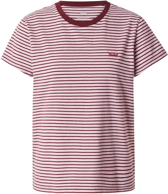 Levi's - 39185-0355 - T-shirt - Rood - Katoen - Korte Mouwen