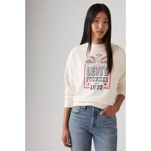 Levi's - Graphic Heritage - Sweatshirt - Katoen - Ronde Hals - Vintage Wassing