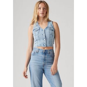 Bella - Denim Corset - Zwart - 100% Katoen