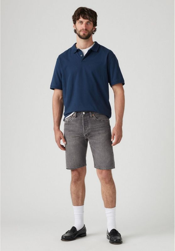 Levi's - 501 Original - Korte Jeans - Zwart - 100% Katoen