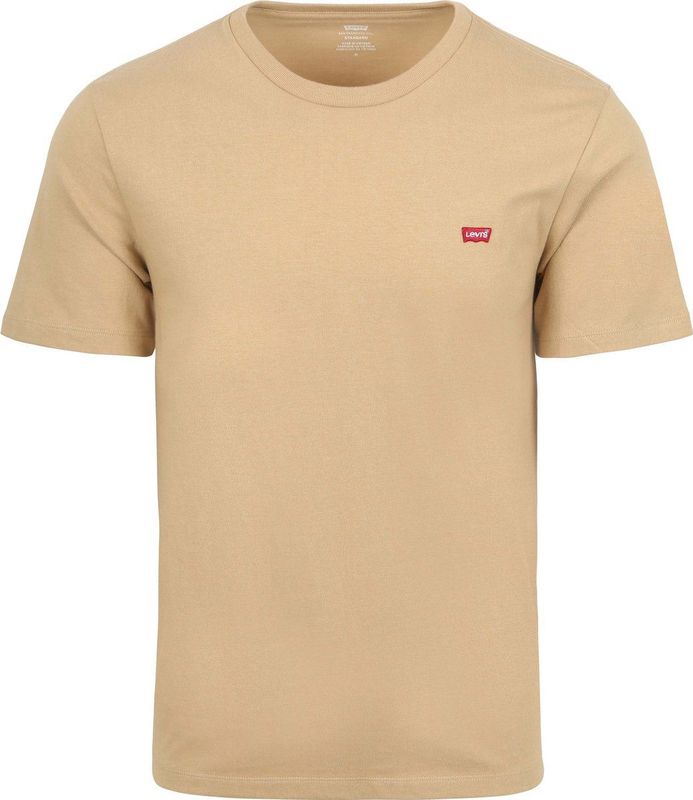 Levi's - T-Shirt Original - Beige - Katoen - Regular-Fit