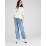 Levis  RIBCAGE STRAIGHT ANKLE  Broeken  dames Blauw