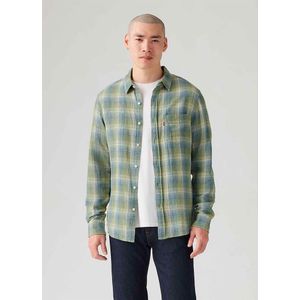 Levi's - Sunset Pocket - Overhemd - Groen - Vlas - Lange Mouwen