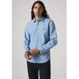 Levi's - Battery Hm Slim Overhemd - Blauw - 60% Katoen, 20% Gerecycled Katoen, 19% Gerecycled Polyester, 1% LYCRA®