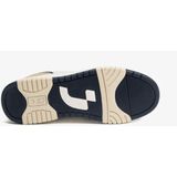 SJ Lifestyle - Heren Sneaker - Navy/off White - Gerecycled Leder - Flexibele Zool