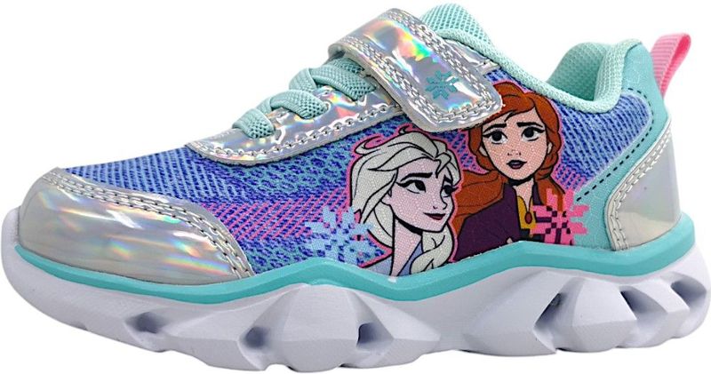 Frozen Meisjes Sneaker Met Lichtjes | Blauw | Maat: 24