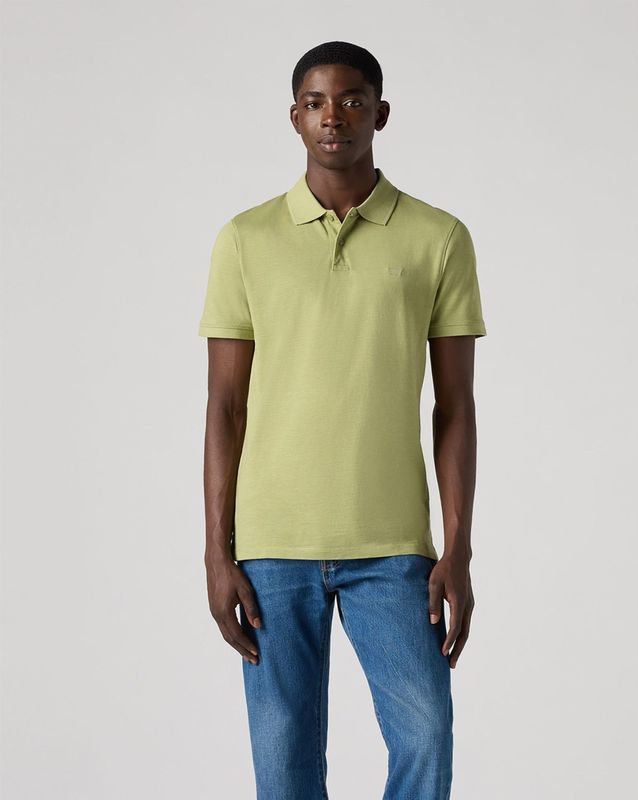 Levi's - Slim Housemark - Poloshirt - Blauw - 100% Katoen