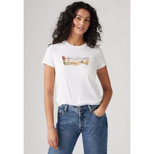 T-shirt - Ronde Hals - Jersey - Logoprint - Kwartmouw