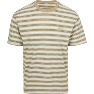 Levi's T-shirt Red Vintage Stripe Paloma - Maat XL - Heren - Casual T-shirts