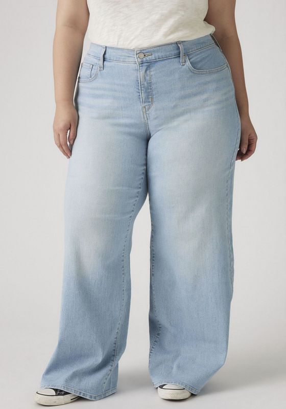 Jeans - Tall Glass Of Water Plus - Hoog - Five-Pocketsstijl - Riemlussen