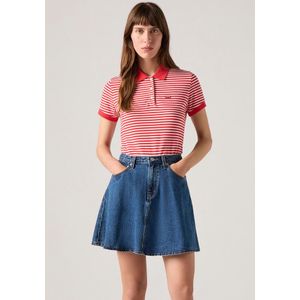 Levi's Dames Levi's Hm Polo Poloshirt, Marigold Stripe Mars, XS
